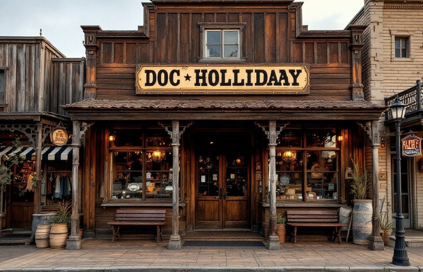 Doc Holliday's Saloon storefront in Tombstone, Arizona